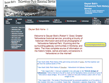 Tablet Screenshot of geyserbob.org